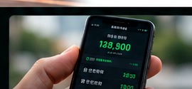 기사앱 정산 화면